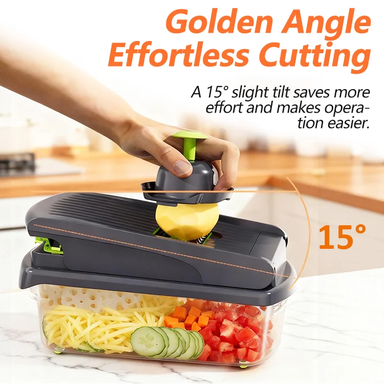 15-in-1 Veggie Cutter – Prep in Seconds, Not Minutes - Image 3