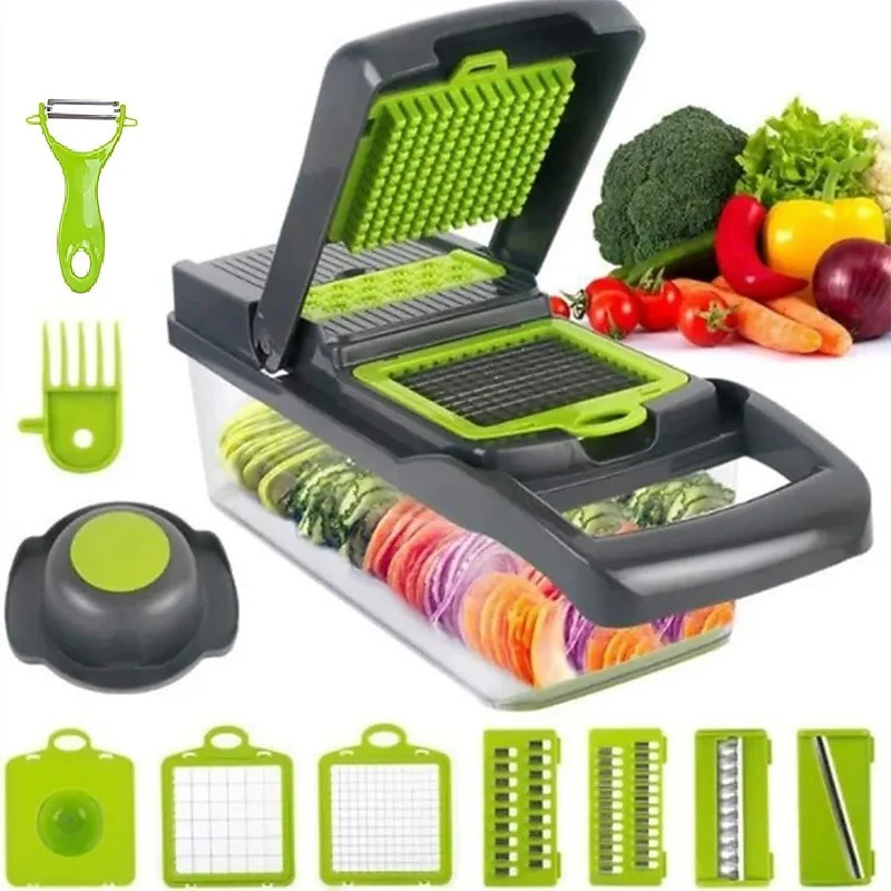 16-in-1 Safe Grip Vegetable Chopper - Image 2