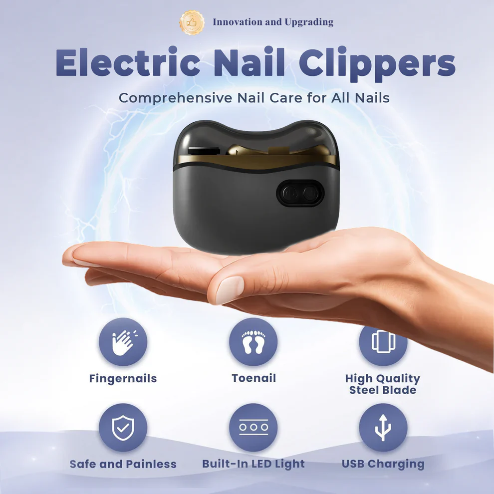 2026 Upgraded 2-in-1 Electric Nail Clipper & Polisher - Image 2