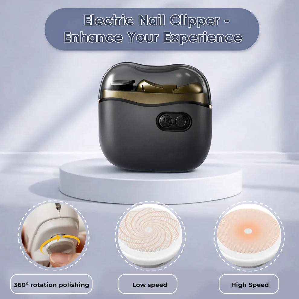 2026 Upgraded 2-in-1 Electric Nail Clipper & Polisher - Image 4
