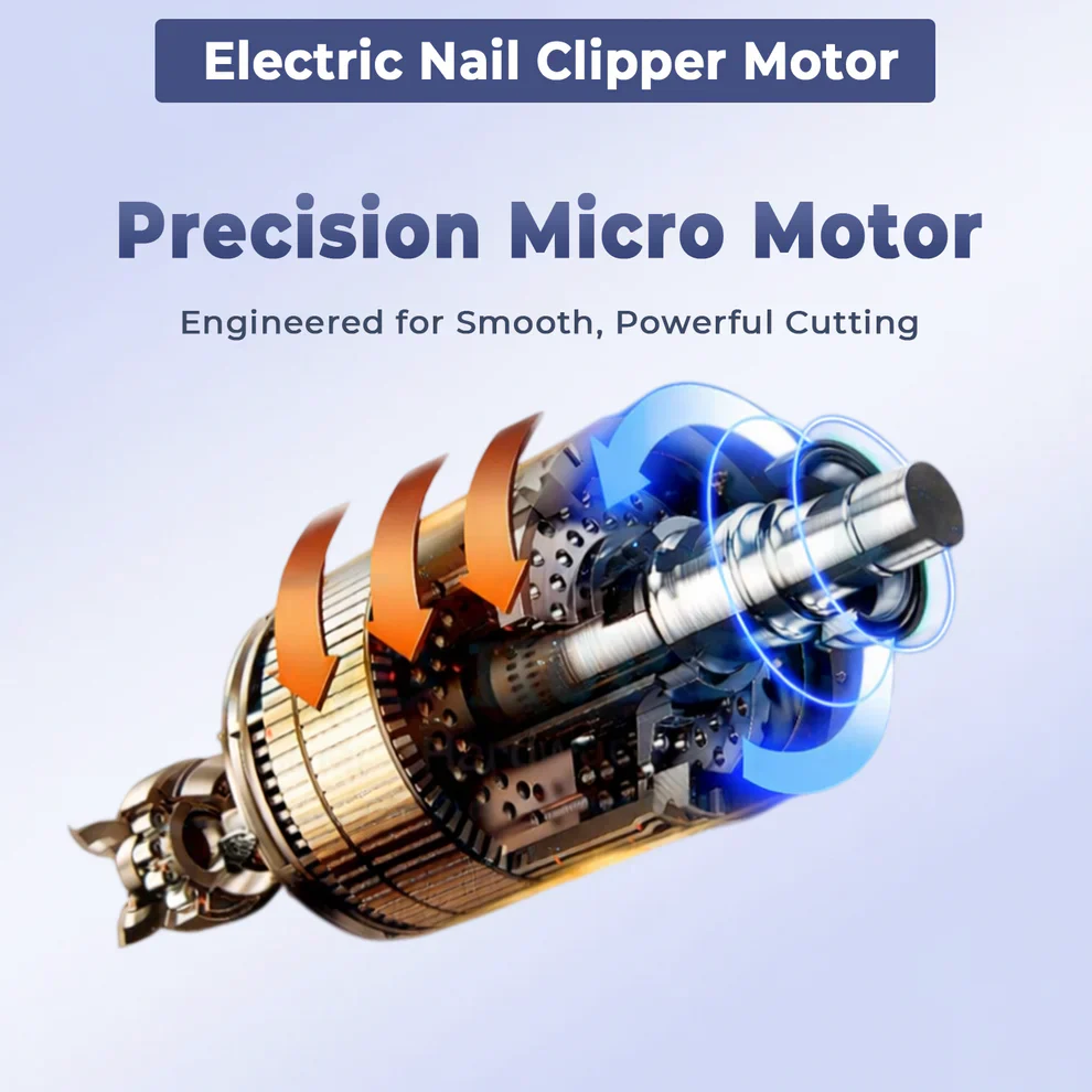 2026 Upgraded 2-in-1 Electric Nail Clipper & Polisher - Image 5