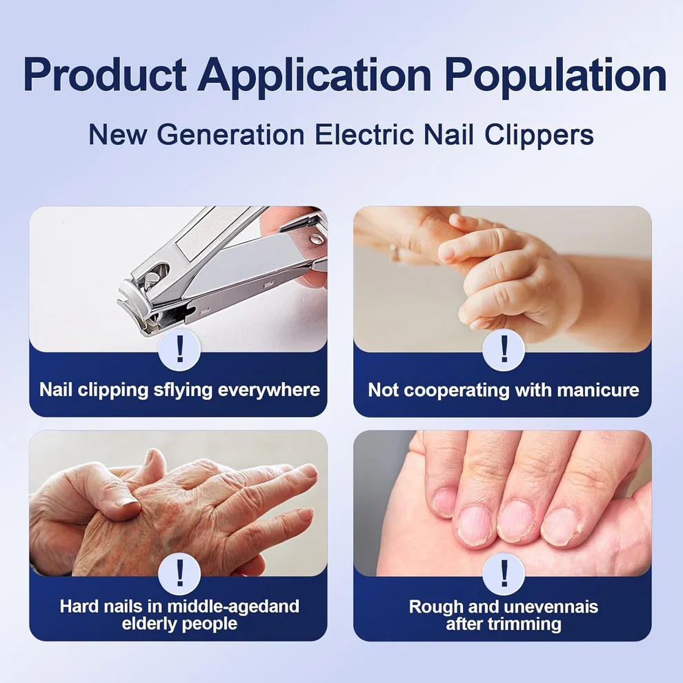 2026 Upgraded 2-in-1 Electric Nail Clipper & Polisher - Image 8