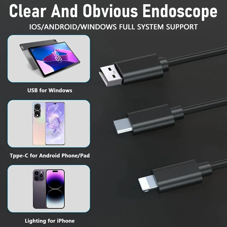 🔎 Plug-and-Play Endoscope Camera with Light - Image 3