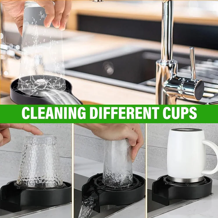 360° Rotating High-Pressure Cup Rinser for Kitchen Sinks - Effortlessly Blasts Away Residue in Seconds - Image 3
