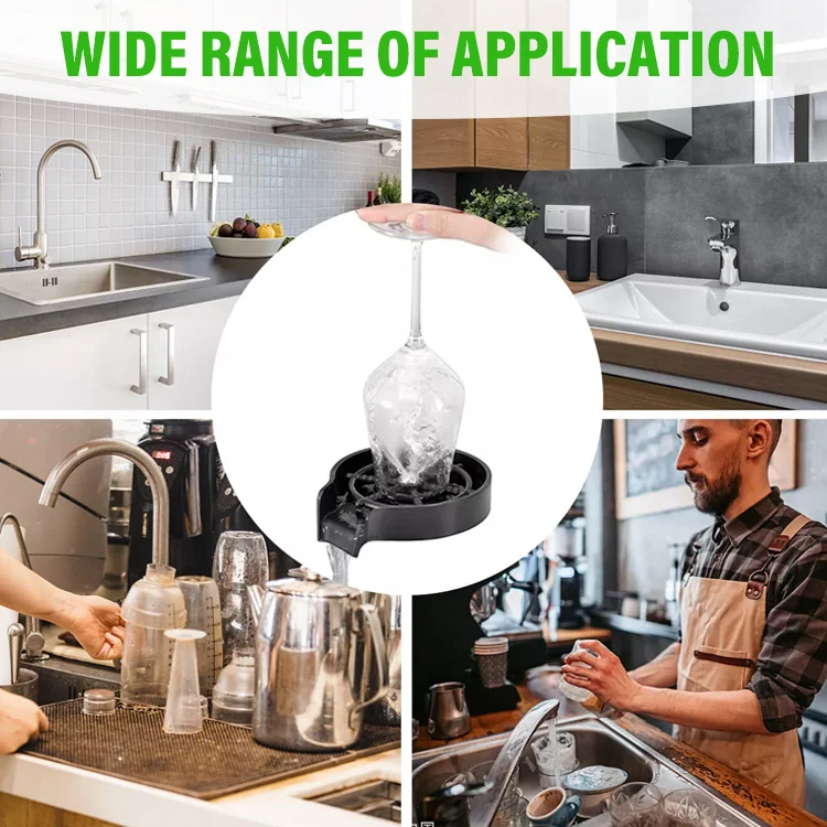360° Rotating High-Pressure Cup Rinser for Kitchen Sinks - Effortlessly Blasts Away Residue in Seconds - Image 5