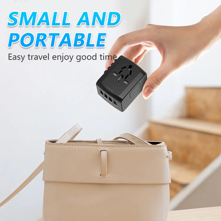 5-Port Universal Travel Adapter For 150+ Countries - Image 4