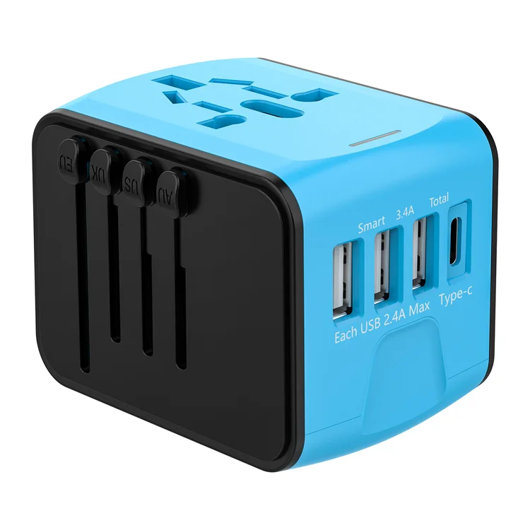 5-Port Universal Travel Adapter For 150+ Countries - Image 6