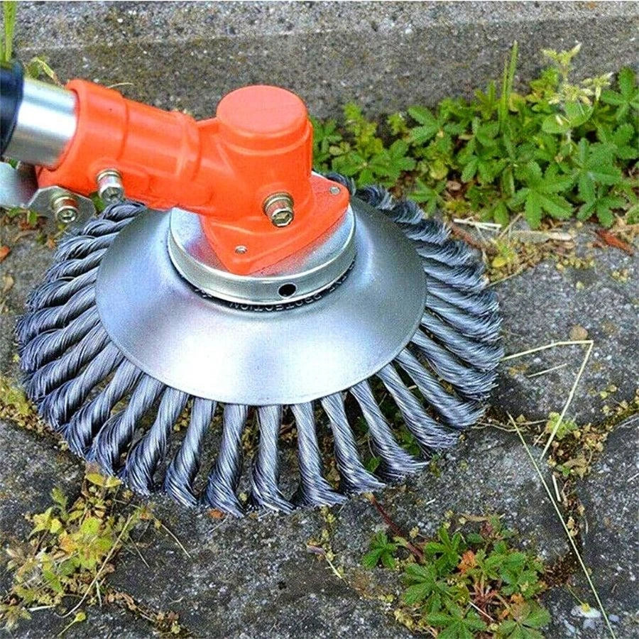 6" Steel Wire Wheel Grass Cutter Blade - Lawn Mower Accessory - Image 3