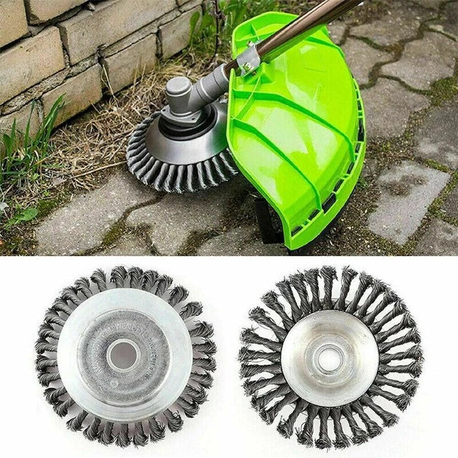6" Steel Wire Wheel Grass Cutter Blade - Lawn Mower Accessory - Image 4