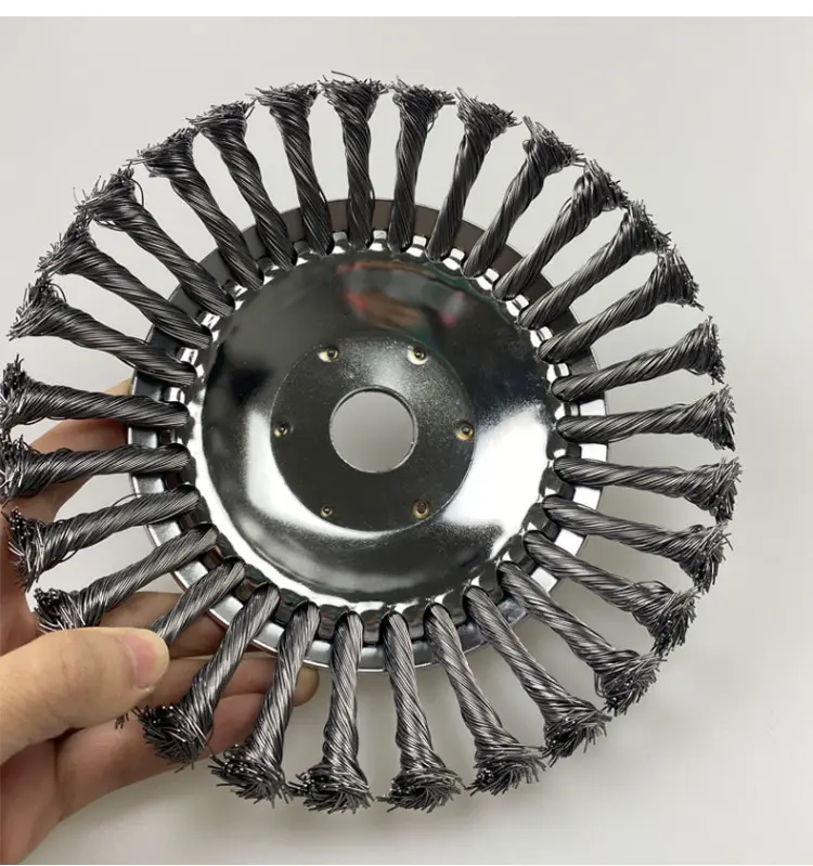 6" Steel Wire Wheel Grass Cutter Blade - Lawn Mower Accessory - Image 7