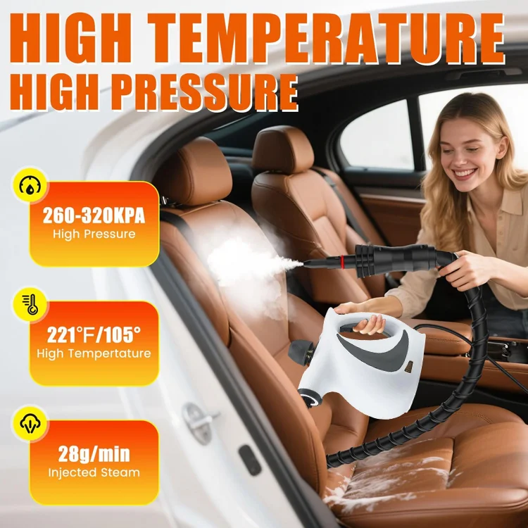 9-in-1 High-Pressure Steam Cleaner - Image 3