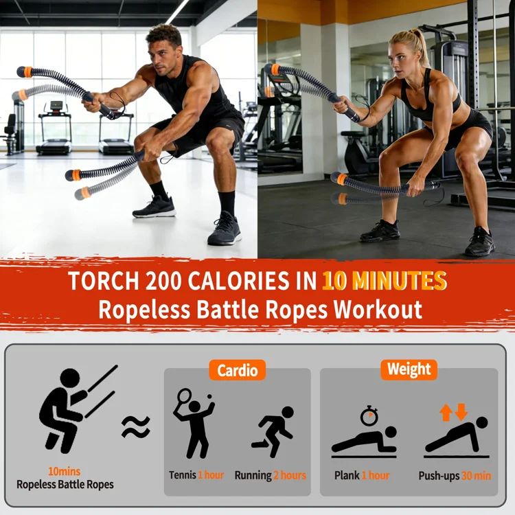 Adjustable Ropeless Battle Rope Trainer - Image 3