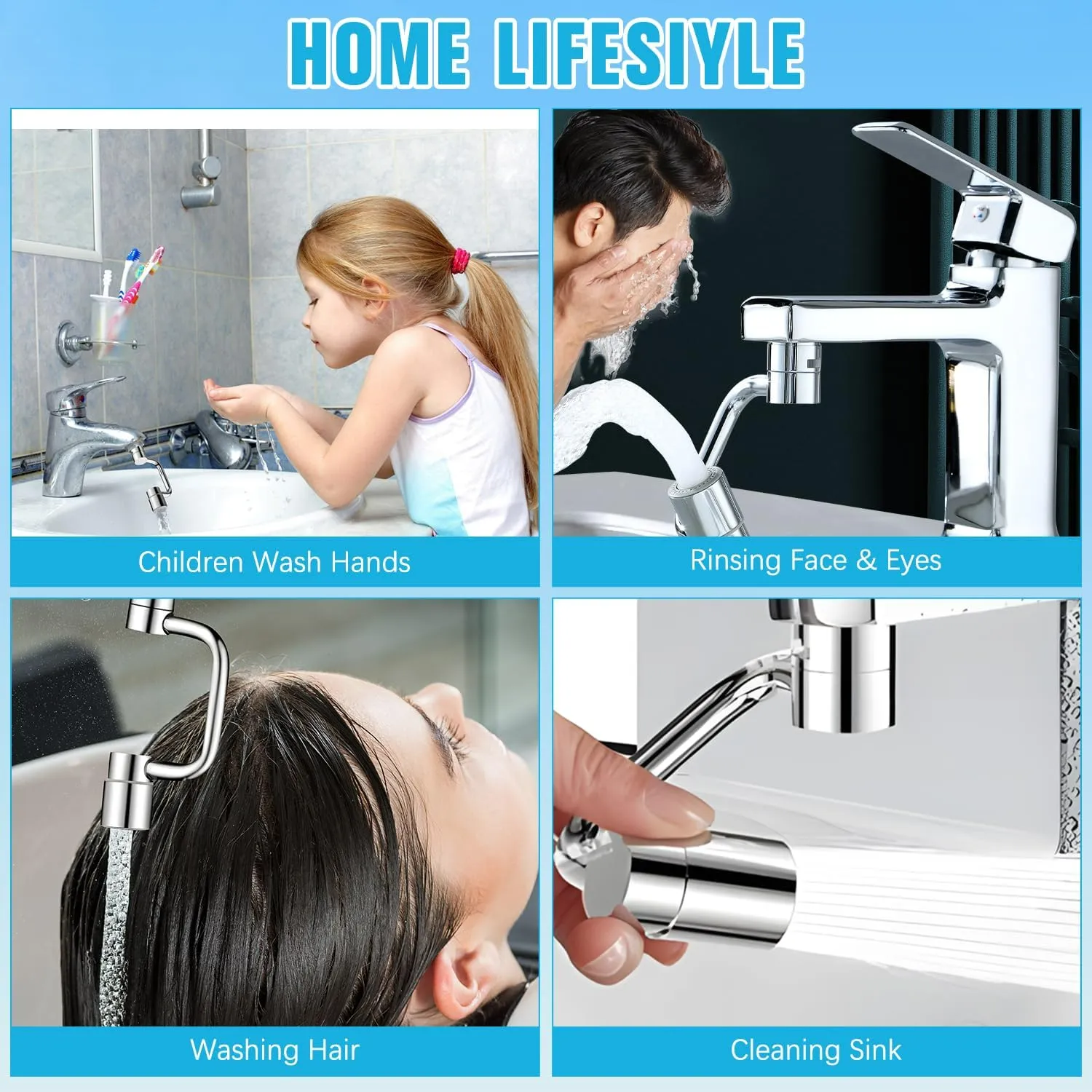 AquaPivot - 1080° Rotating Faucet Extension - Image 4