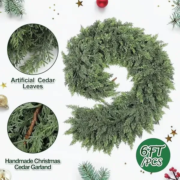 EverCedar - Artificial Christmas Garland 🎄✨ - Image 6