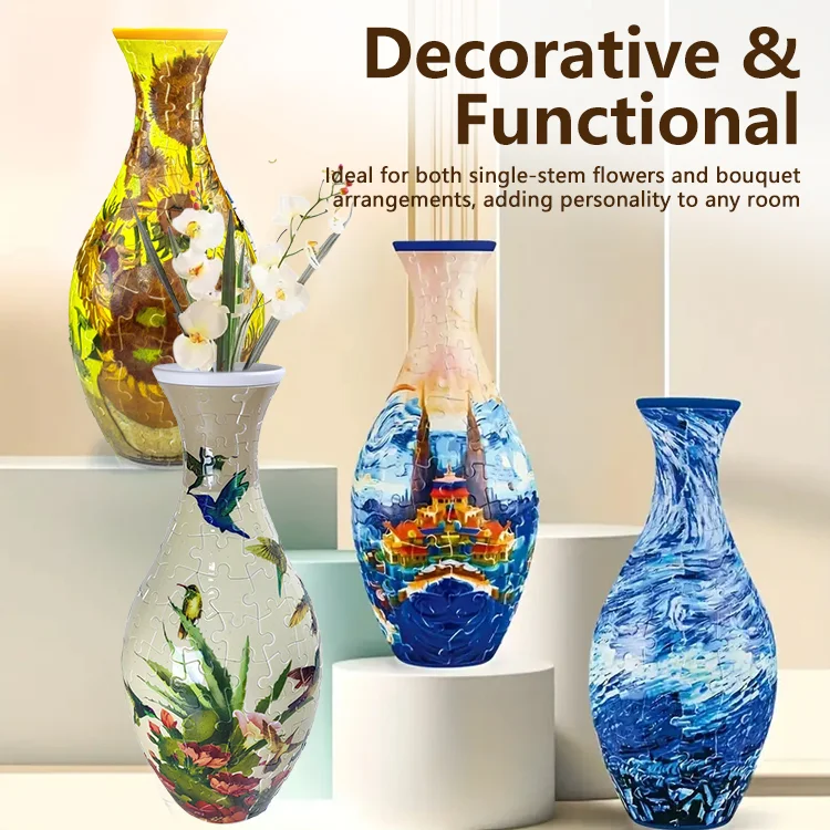 BloomCraft 3D Puzzle Vase - Image 4