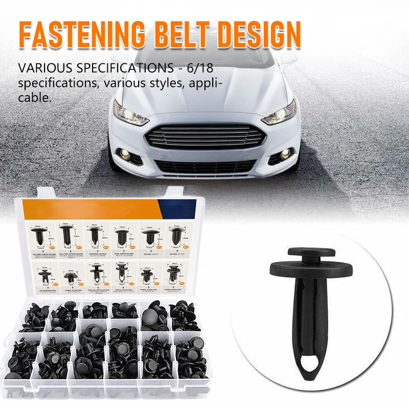 FastenPro™ – Universal Car Trim Clip Assortment Kit (240+ pcs) - Image 2