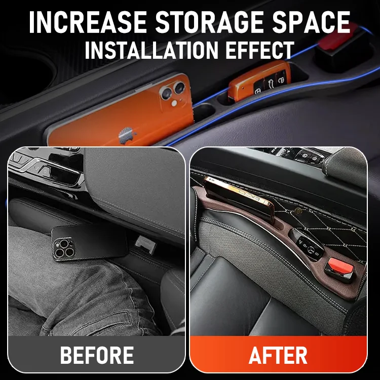 Car Seat Gap Filler (2PCS) — Stop Losing Phones, Keys & Small Items - Image 2
