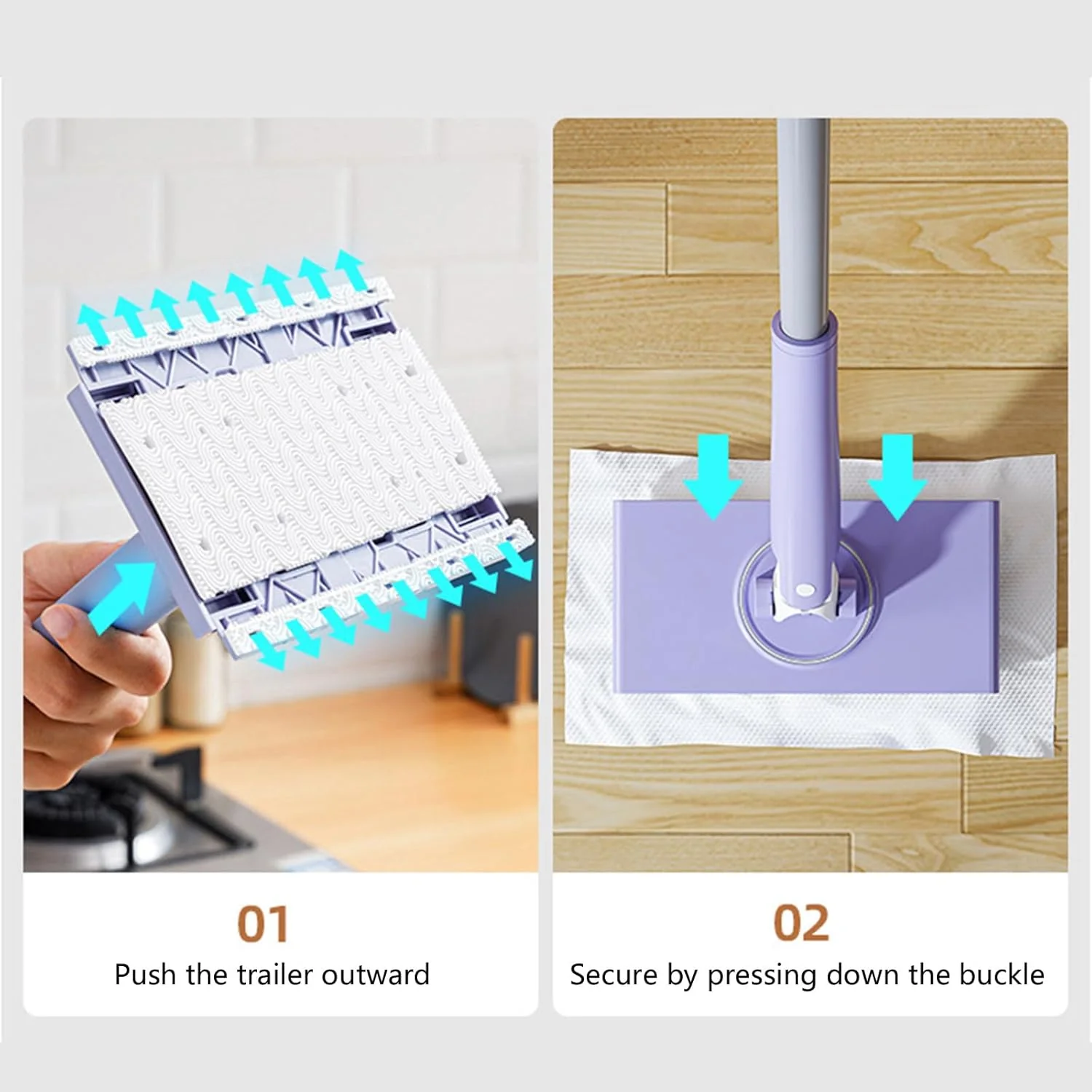 CleanWhiz - No-Touch Mini Mop – Effortless Cleaning Anytime - Image 3