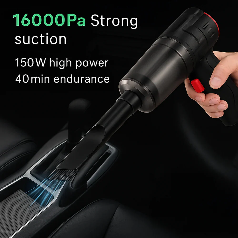 Cordless Car Vacuum Cleaner – 8000Pa Suction, Lightweight & Powerful Handheld - Image 4