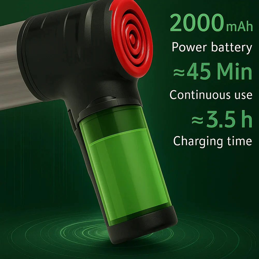 Cordless Car Vacuum Cleaner – 8000Pa Suction, Lightweight & Powerful Handheld - Image 5