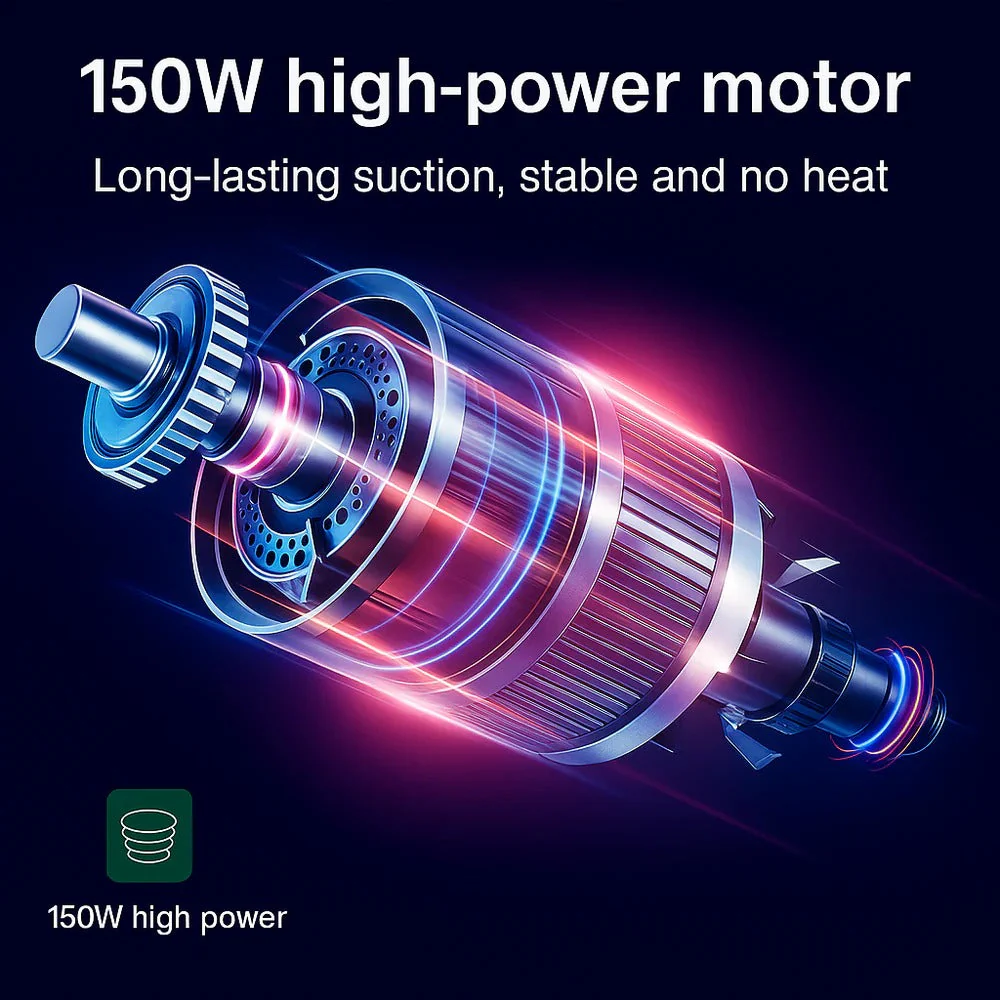 Cordless Car Vacuum Cleaner – 8000Pa Suction, Lightweight & Powerful Handheld - Image 8