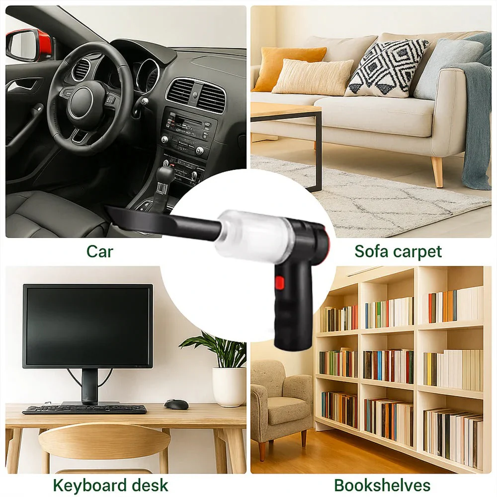 Cordless Car Vacuum Cleaner – 8000Pa Suction, Lightweight & Powerful Handheld - Image 9