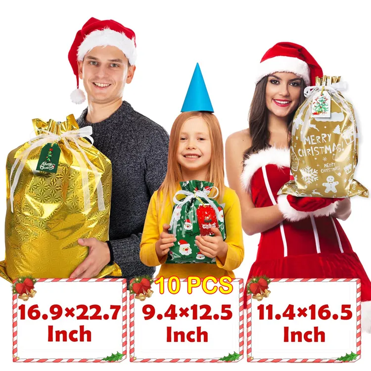 Deluxe Christmas Gift Bag Set