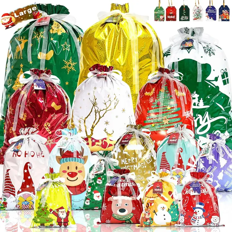 Deluxe Christmas Gift Bag Set - Image 4