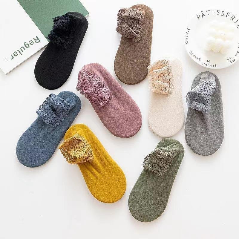 Stay Warm in Style – Fleece Lace Socks for Cold Days ❄️ - Image 4