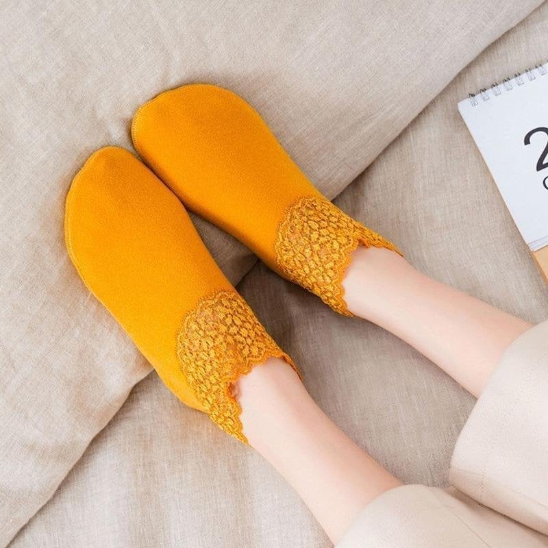 Stay Warm in Style – Fleece Lace Socks for Cold Days ❄️ - Image 5