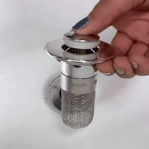 Eliminate Drain Odor Instantly — Pop-Up Sink Strainer - Image 2
