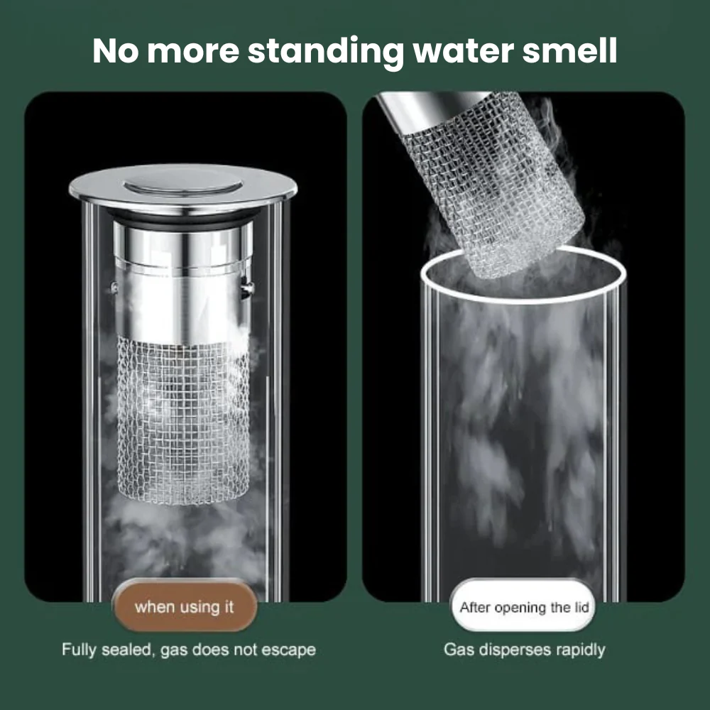 Eliminate Drain Odor Instantly — Pop-Up Sink Strainer - Image 3
