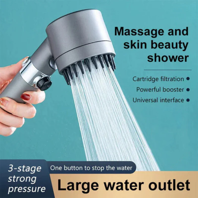 Shower head with massage for instant relaxation - Image 3