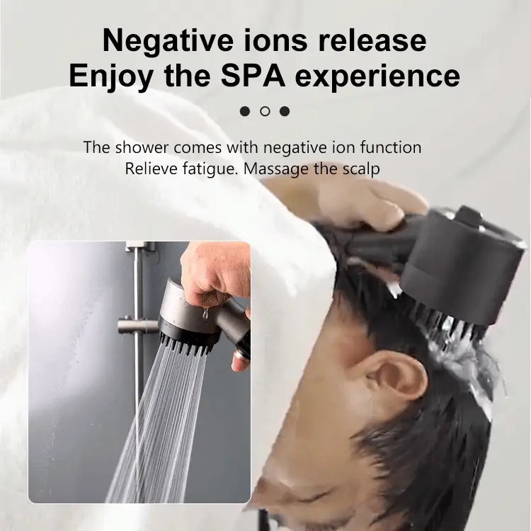Shower head with massage for instant relaxation - Image 5