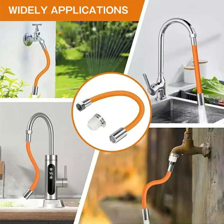 Flexible 360° Faucet Extension – Anti-Splash, Bendable, Universal Fit for Sink - Image 5