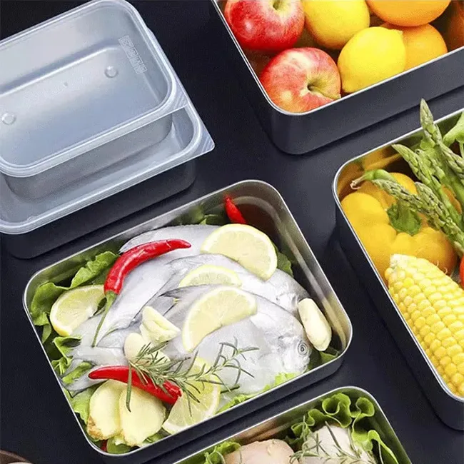 FreshMate - Stainless Steel Food Box (With Lid) - Image 3