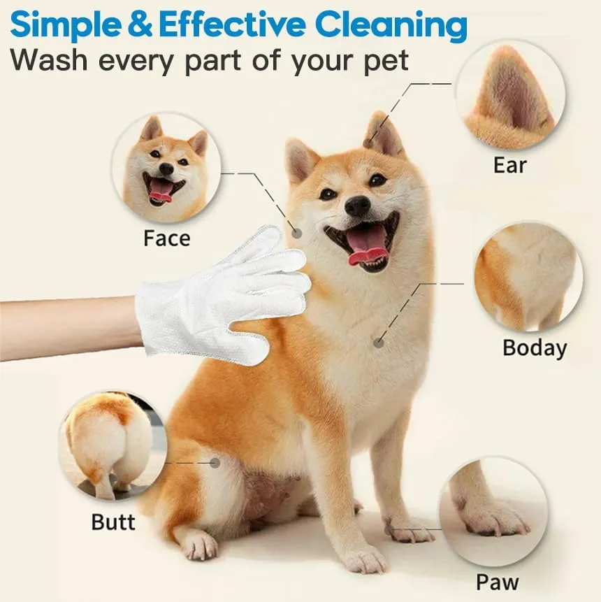 FurPure Pet Cleaning Gloves (Rinse-Free | 6-Pack) - Image 4