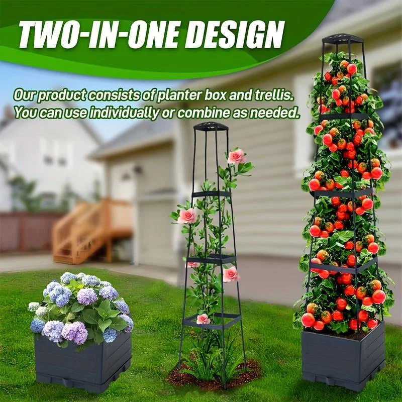 4-Tier Vertical Garden Tower Planter - Image 3