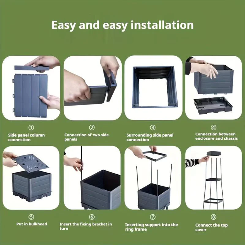 4-Tier Vertical Garden Tower Planter - Image 8