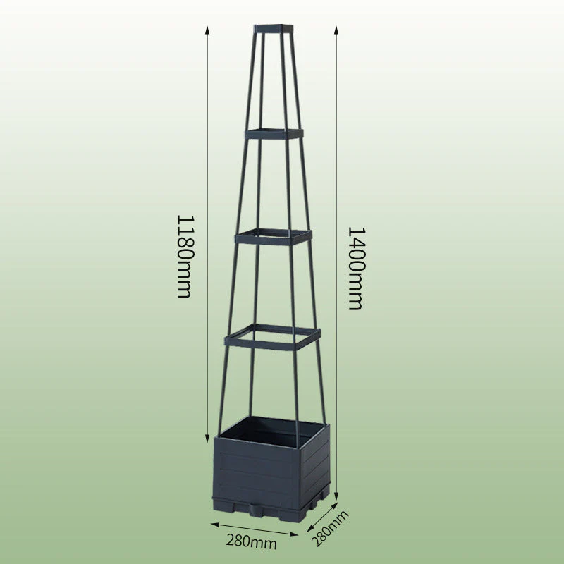 4-Tier Vertical Garden Tower Planter - Image 9