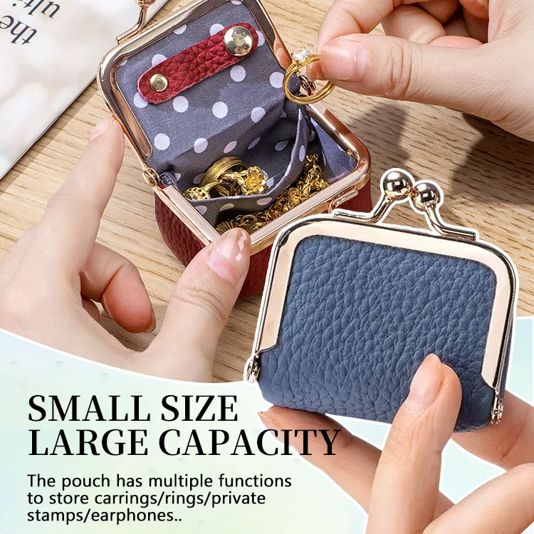 🔥 Genuine Leather Mini Jewelry Box – Travel-Ready & Tangle-Free - Image 2