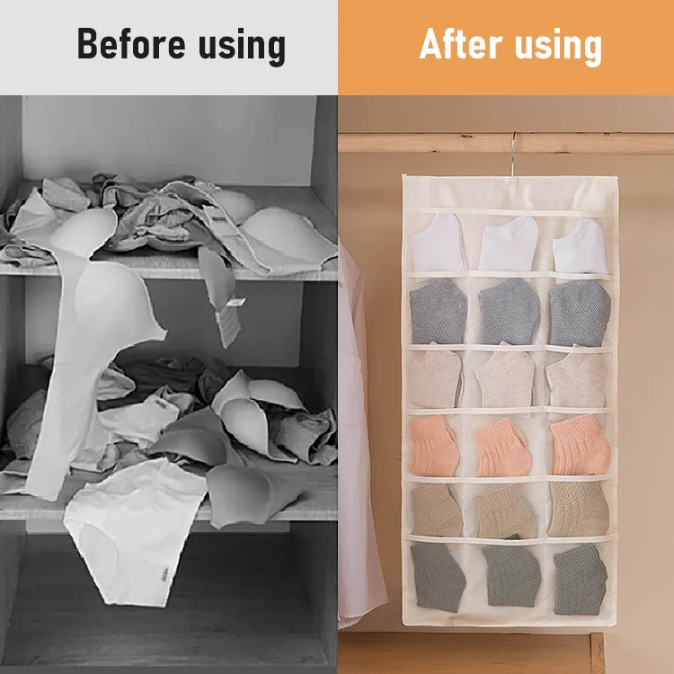 Hanging Underwear Organizer — One Pocket Per Item, No More Mess - Image 2