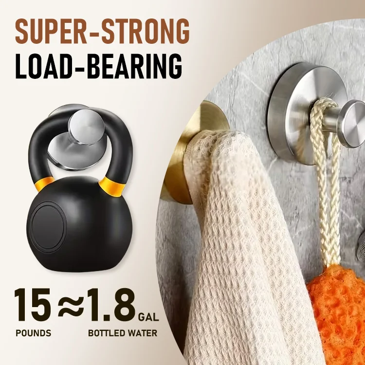 No-Drill Heavy-Duty Suction Cup Hooks — Strong Hold, Zero Damage - Image 2