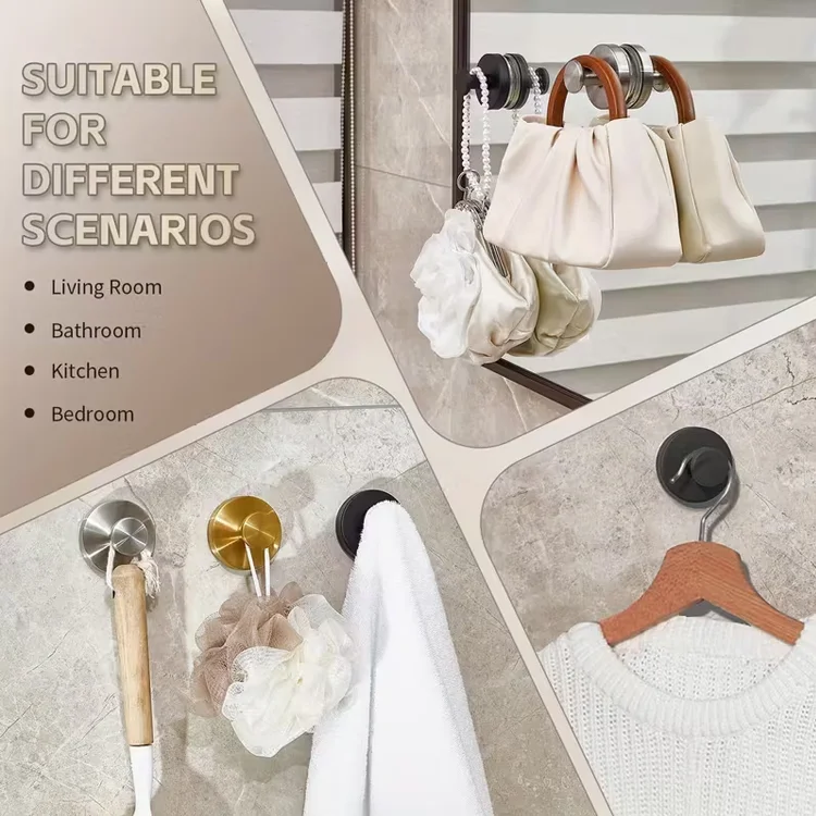 No-Drill Heavy-Duty Suction Cup Hooks — Strong Hold, Zero Damage - Image 4