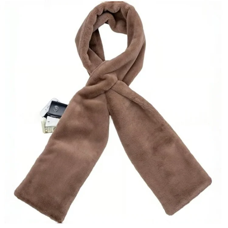 Hidden Pocket Winter Scarf – Ultra-Soft Warmth with Secure Zipper Storage - Image 5