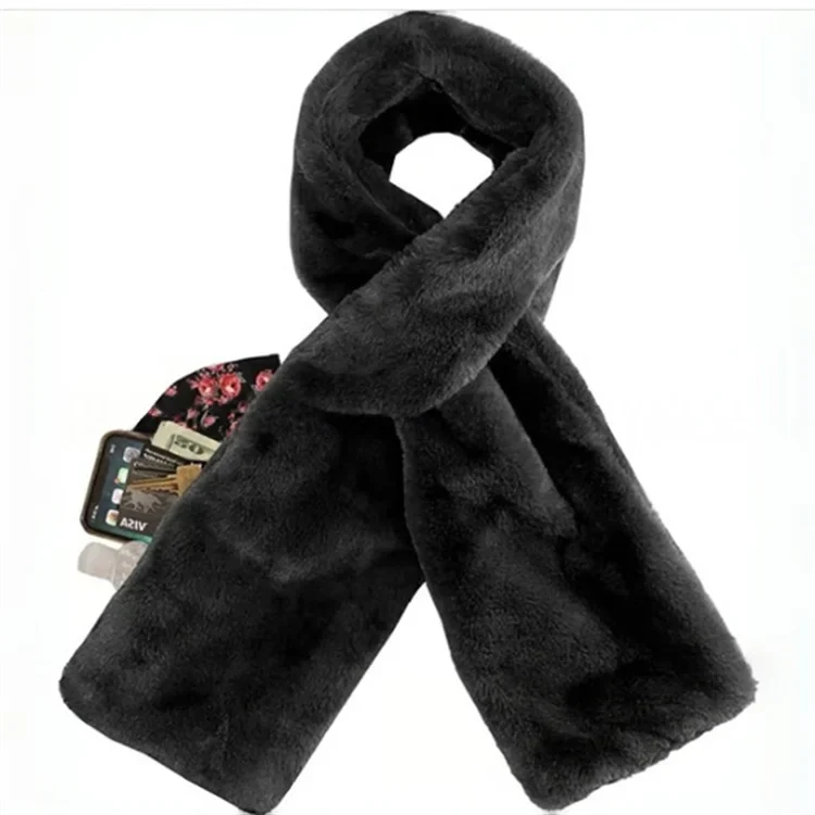Hidden Pocket Winter Scarf – Ultra-Soft Warmth with Secure Zipper Storage - Image 8