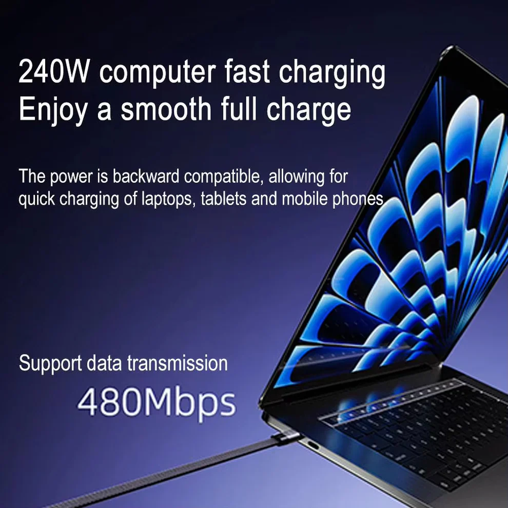High-Power Fast Charging Cable with Built-in Phone Stand - Image 5