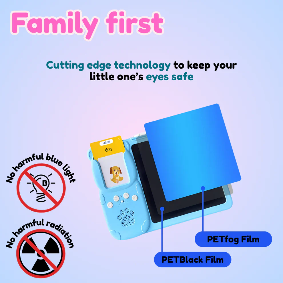 Kids Learning & Drawing Tablet — No Blue Light, 224 Words for Early Learning - Image 3