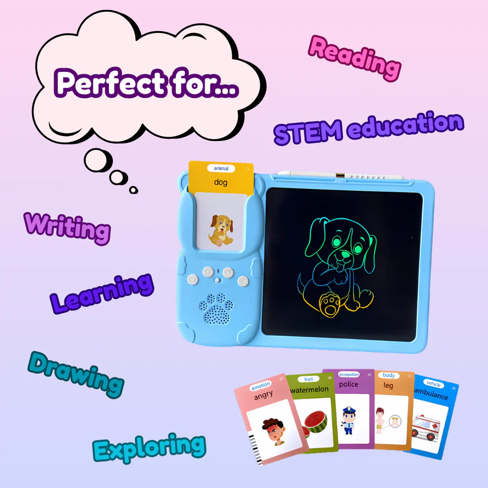 Kids Learning & Drawing Tablet — No Blue Light, 224 Words for Early Learning - Image 4