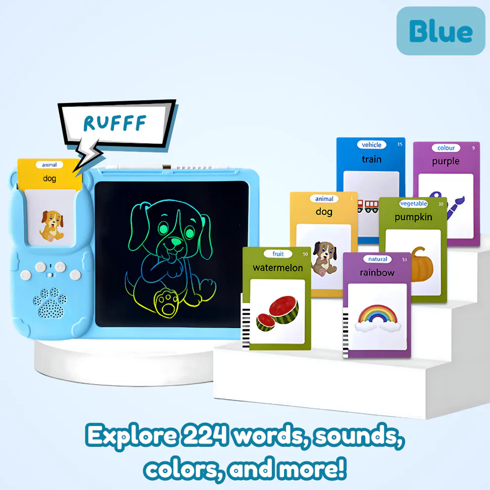 Kids Learning & Drawing Tablet — No Blue Light, 224 Words for Early Learning - Image 9
